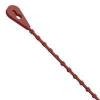 Essentra Components BT-6-10-RD Releasable Beaded Tie,Rel,Red,6 in Lg