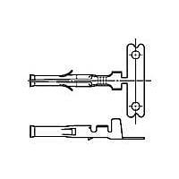 AMP Connectors - TE Connectivity 350628-1 (Mouser Reel) Contacts UMNL SPLIT PIN Reel of 1000