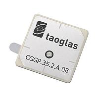 Taoglas CGGP.35.2.A.08 Ceramic GPS/GLONASS Dual-Band Patch Antenna 35*35*2mm - 2.4mm pin