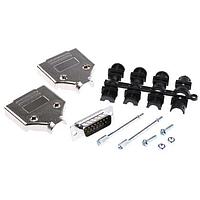 MH Connectors MHDTPK15-DB15P-K D-Sub Backshells MHDTPK15-K WITH MHDB15SP
