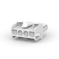 AMP Connectors - TE Connectivity 2-480703-0 Receptacle Housings 04P CAP HSG NAT