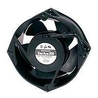 Sanyo Denki 9EC2024H001 Axial DC Axial Fan, 200x70mm Round, 24VDC, High Performance, Ribless, Tachometer