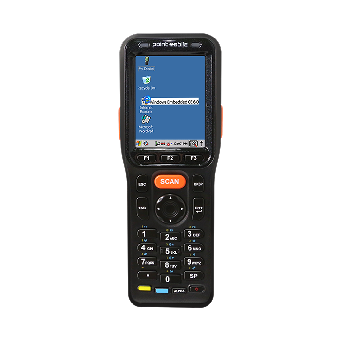 Rugged handheld terminal devices used for barcode scanning and mobile data collection