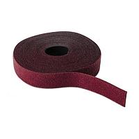 HellermannTyton GT.75X180MV2 Hook and Loop Ties Grip Tie Roll,  180" Long, 0.75" Wide, PA6/PP, Maroon, 1/pkg