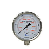 Genizer G58000 Sanitary High Pressure Gauge (0-58,000 psi (400 Mpa))