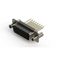 EDAC 627-M15-323-LT4 D-Sub Connectors - Standard Density Vertical Machined D-Sub Connectors