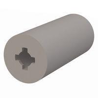 Essentra Components 13SPRT038 Self Retaining Round Spacer, Retaining, #2 Screw, .563 Spacer