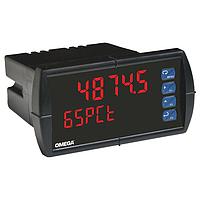 OMEGA DP6070-7R0 1/8 DIN Dual Input Process Panel Meter, 6 Digit Display (Thermocouple, RTD, 6 Digit Dual - Line, 12 to 24 Vdc)