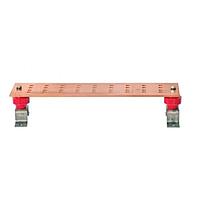 Wakefield Thermal SCGB-10-T-KT Ground Bars Ground Bar Kit, 36 Holes, Copper, Tin, 20" L, 4" W, 4" H, 0.25" Thickness