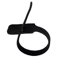 Essentra Components RKW-8-9-BK-C Cable Tie Mounts Cable tie, Hook & Loop w/ screw mount, Black