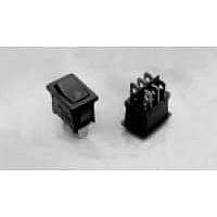 AMP Connectors - TE Connectivity PRBSA1-16F-BB000 Rocker Switches SPST ON-OFF QC PNL PWR ROCKER SWITCH