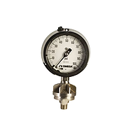 OMEGA PGR-45LSS-800 All-Welded Pressure Gauge with Integral Diaphragm Seal (Gauge; 0~800psi; 1/2"NPT Male; ±0.5%)