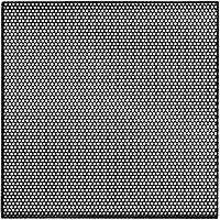 VISATON 8210 Accessory, Support Protective grille punched steel sheet black material thickness: 0.5m