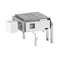 NKK Switches GB215AH-B Sealed SPST OFF(ON) R/A WHT