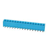 Same Sky (formerly CUI Devices) TBP02R2-381-16BE Headers Terminal block, pluggable, 3.81, receptical, 16 pole, blue