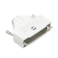 HARTING 9670500348 Two Piece Backshell D-Sub 50pin metal hood, Top Entry, w/ grommets, knurled screws M3