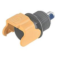 HARTING 09930010125 Housings Han S Screw Mount Housing black M20 w/ male contact M8 w/ Tuflok protection