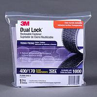 3M Electronic Specialty TB3561/TB3562 Hook and Loop Ties 1 IN X 10 FT CLEAR DUAL LOCK FASTENER