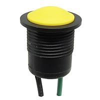 Dailywell PMD16-P2105D-L001 Low Profile Pushbutton Switch Low Profile24VDC/2ANon-Illuminated,SPST-NCOFF-(ON)Wire,IP67,Yellow