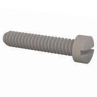 Essentra Components 010632F068 Machine Screw Fillister Slotted Screw, #6-32 Thread, 11/16 Lg