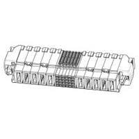 AMP Connectors - TE Connectivity 1600788-1 Power to the Board SQUEEZE REL RECEPT ASSY W/KEYS