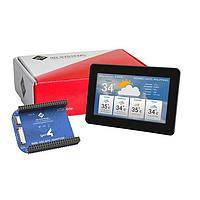 4D Systems gen4-4DCAPE-50CT-CLB Capacitive 5.0", 800x480 pixel, LCD Cape for BeagleBone Black with Capacitive Touch  Cover Lens Bezel Screen and gen4-4DCAPE-ADAPTOR