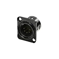 REAN RC5MDL-B Receptacles 5P MALE XLR RCPT W/SLDR LUGS BLACK