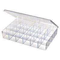 Flambeau A824 Multiple Compartment 24-Compartment Box 12 3/4" x 8 1/2" x 2 1/8" (32.39 x 21.59 x 5.40 cm)