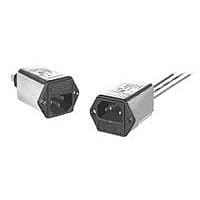 AMP Connectors - TE Connectivity 1EGS1-2 Inlets 1A IEC 1/4" FASTON SNAP IN MOUNT