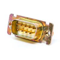 Cinch DEE9PII Plug DSUB 9M SOD E GF ZINC