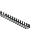 HellermannTyton 181-00571 Slotted Wall Wiring Duct Slotted Wall Wiring Duct, 1.5" x 1", Adhesive, PVC, Gray, 120ft/Carton