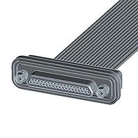 AirBorn MM-2A2-037-161-26MA-EMI D-Sub MIL Spec Connectors REAR PANEL MOUNT PLUG