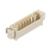 AMP Connectors - TE Connectivity 1734261-9 Shrouded 9 POS HDR R/A SMT 1.25mm