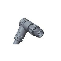 Amphenol LTW 8P-03AMMM-SR7B03 Sensor Cables / Actuator Cables M8 Circular Metric Connector, A Code, Plastic, 3A, 03 pins, Male Connector, Male Contact, Right Angle, Screw Thread, Overmolded, Length 3000mm, IP67 Mated