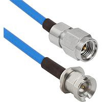 Amphenol SV Microwave MBSMP-085-MS292-180 RF Cable Assemblies SMP M BKHD to 2.92mm STR M 18"Cable