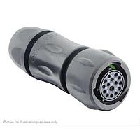 Eaton Souriau-Sunbank UTSX6JC14E15SX Plugs Plug, with cable gland backshell, with 15 female solder contacts, IP68/69K in unmated conditions, keying X