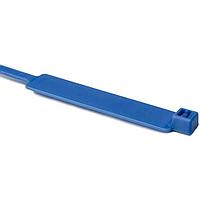HellermannTyton IT50L6M4 Cable Ties MilSpec Identification Tie, 15.4" Long, MS3368, 50lb Tensile Strength, PA66, Blue, 1000/pkg