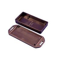 Hammond Manufacturing 1551LFLBK Flanged Enclosure Miniature/FlangedLid 3.15x1.58x.59" Black