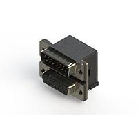 EDAC 663-015-664-002 Dual Port D-Sub Connectors Right-angle Dual Port D-Sub Connector
