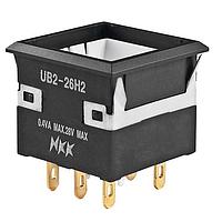 NKK Switches UB226KKG016CF Pushbutton Switches ON-ON RED/GRN LED SOLDER LUG BODY ONLY