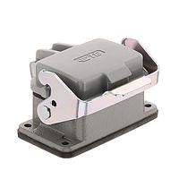 AMP Connectors - TE Connectivity T1510063000-000 Housings Hood PG2x16 Lock Die Cast Aluminum