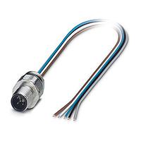 PHOENIX CONTACT 1671124 Straight M12 BLHD PLG 5P W/CB