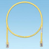 Panduit UTPCH10YLY Cat 5e Copper Patch Cord, Cat 5e, Yellow UTP Ca