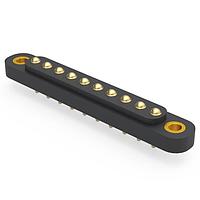 Mill-Max 845-22-004-30-011101 Spring-Loaded 4 Pin 4mmPitch SingleRow SMT Omniball Spring-Loaded Con, w 4-40 ThrIns