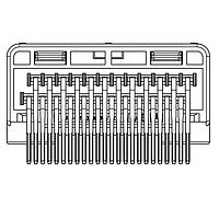 JAE Electronics MX84B024NF2 Headers Connector Pin Header 24 Pos R/A