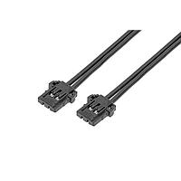 Molex 219656-2021 Discrete Wire Pico-Lock F-F OTS Cbl Assy SR 100mm Au 2Ckts Blk