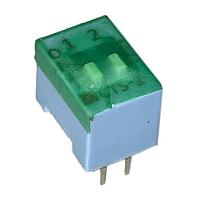 CTS Electronic Components 206-2ST DIP Switches SPST 2 switch sections