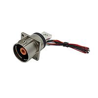 Amphenol Technical Products PL00V-501-10PM8 Connectors 14.0MM POWERLOK SINGLE WAY RECEPTACLE  BUSBAR WITH M8 PEMNUT V KEY