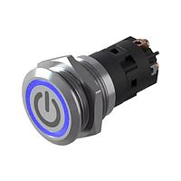 EAO 82-5152.2124.B001 Anti-Vandal 16 mm, Indicator, Stainless steel, flush/flush, Solderingterminal, Contacts, Ring, Red / Green, 24 V AC/DC