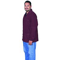 Desco 73909 Jacket with Knitted Cuffs (Burgundy, 6X-Large)